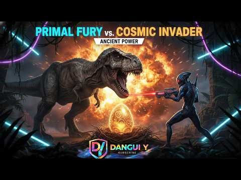 Aliens attack the last dinosaur egg...but they didn't expect this - Aliens Vs Dinosaurs