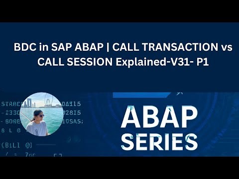 SAP ABAP BDC Tutorial | CALL TRANSACTION & SESSION Method- V31 - P1