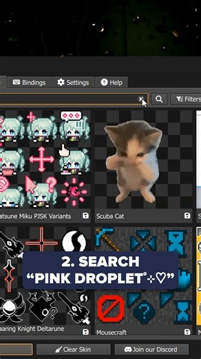 pink droplet˚⊹♡ cursor for Windows | Mouse X