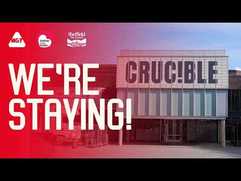 Snooker Stays At The Crucible: World Championship Commits Long Term Future To Sheffield 🏡 ❤️