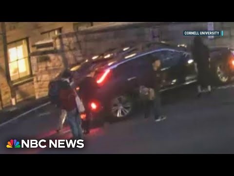 Cornell University president accused of backing into student in parking lot confrontation