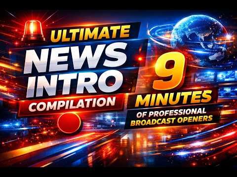 🚨 Ultimate News Intro Compilation 🔴 9 Minutes of Professional Broadcast Openers