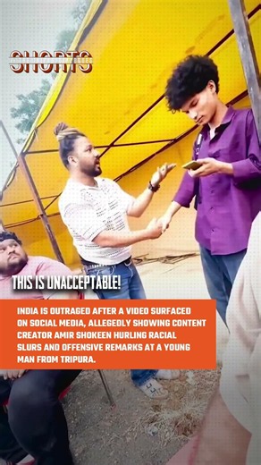 This Is Unacceptable! Amir Shokeen Allegedly Hurls Racial Slurs At Tripura Youth | #shorts