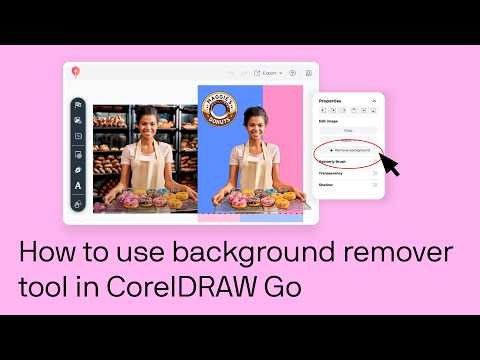 How to use Background remover in CorelDRAW Go | Step-by-step tutorial