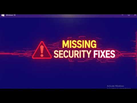 How to fix Windows Update error Your device is missing important security and quality fixes