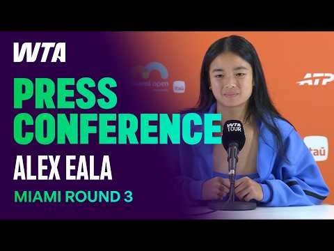 "I make it a point to always be grateful" | Alex Eala Press Conference Miami Round 3