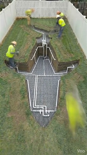 I Built a Giant Shark Shaped Swimming Pool in My Backyard