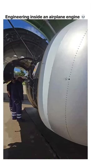 DID YOU KNOW ? on Instagram: "Inside a jet engine is controlled chaos turned into pure thrust. Air rushes in, gets compressed to extreme pressure, fuel ignites, heat explodes, and turbines steal that energy to keep the whole machine alive - all in a nonstop loop of fan → compressor → combustion → turbine → exhaust. What looks like a simple cylinder is decades of engineering refinement: blades designed to survive temperatures hotter than their melting point, internal cooling channels thinner than