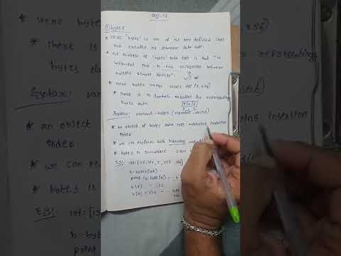 bytes in python DAY-16