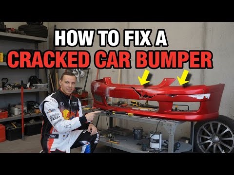 How to Fix a Cracked Car Bumper