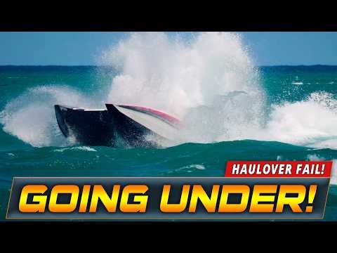 POWERBOAT GETS HUMBLED AT HAULOVER INLET !! | HAULOVER BOATS | WAVY BOATS