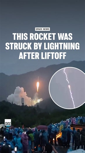 This Rocket Was Struck By Lightning After Liftoff