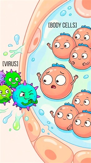 What Happens When a Virus Enters Your Body ?