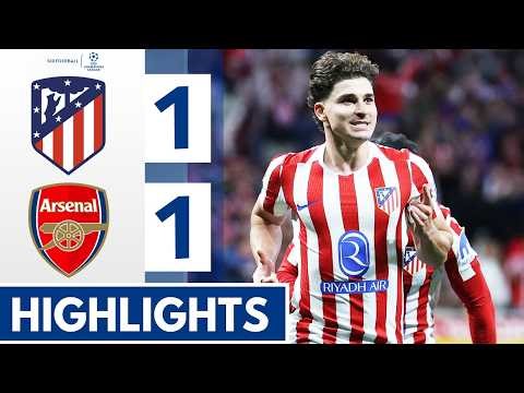Atletico Madrid vs Arsenal 1-1 • Highlights & Goals • 2026