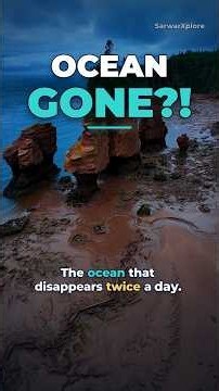 The Ocean That Disappears Twice a Day! 🌊 | Bay of Fundy, Canada