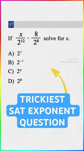 90% of SAT takers get tricked by this question