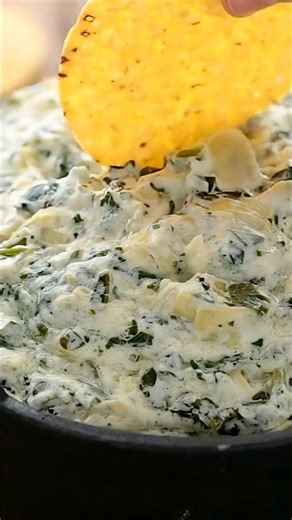 Classic Spinach & Artichoke Dip (So Good!) #shorts
