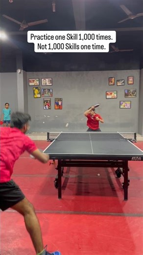 Practice One Skill 1000 Times, Not 1000 Skills One Time.