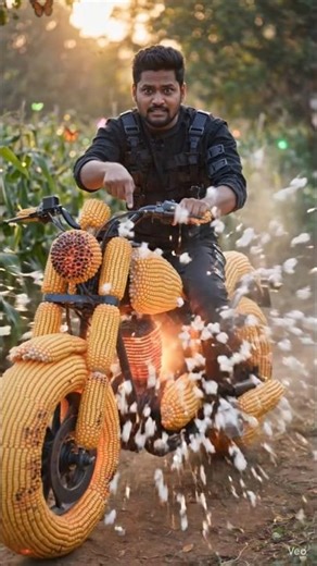 Corn Engine Bike 😱🌽🔥 | Popcorn Explosion Test!
