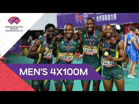 Full Men's 4x100m Heats & Final | World Athletics Relays Guangzhou 25