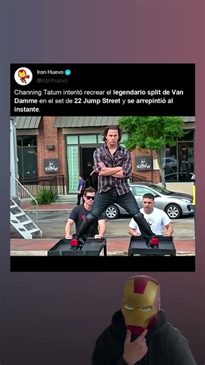 Channing Tatum creyó que podía hacer el icónico split de Van Damme 😭 | 22 Jump Street (2014)