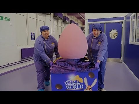 Cadbury unveils giant 55kg ‘Mega Mini Egg’ ahead of Easter