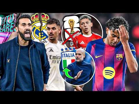 ¿Lamine no se cuidó? | Pelea con Arbeloa y lo borran | UEFA castiga a Prestianni | Pep “Si a Italia”