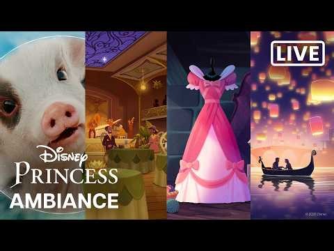 Disney Princess Ambiance | Moana, Rapunzel, Cinderella, Tiana