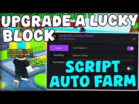 [🎉UPDATE] Roblox Upgrade a Lucky Block Script Auto Farm, Auto Spawn & Auto Collect Pastebin 2026