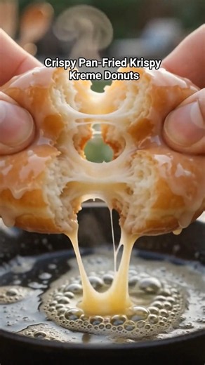 You've Never Seen Krispy Kreme Like This! 🍩🧈 #miniature #asmr #krispies #donuts #cooking