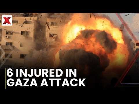 Gaza Israel Strike: Israeli drone strike hits central Gaza leaves 6 injured | NewsX World