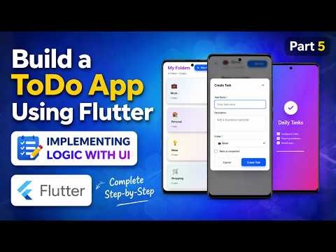 Create a ToDo App Using Flutter | Beginner Friendly Full Course 2026 (Part-5) #TodoApp #ai #tools