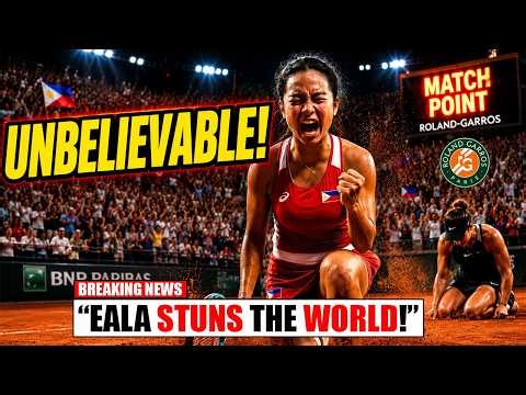 UNBELIEVABLE! Alex Eala Crushes Jovic in a French Open Thriller Biggest Upset of the Tournament! 🇫🇷