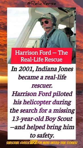 Harrison Ford Became a Real-Life Hero in 2001