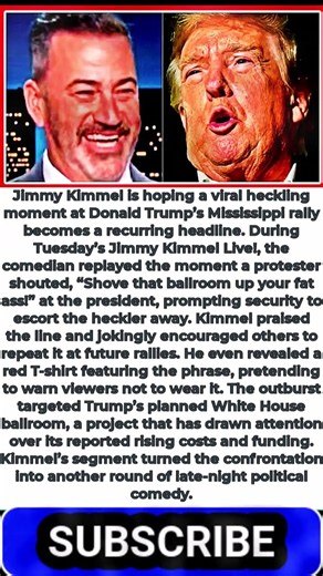 Jimmy Kimmel Urges Hecklers To Keep Shouting 1 Specific Phrase At Trump