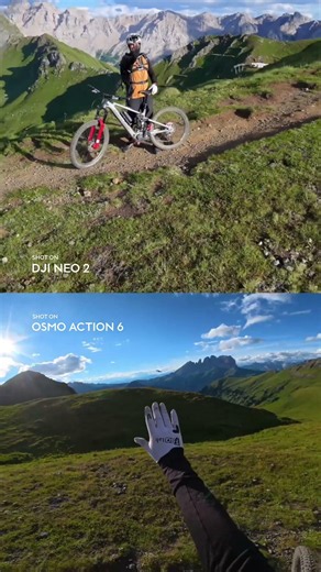 Same Trail. Two Cameras. Two Stories. | DJI Neo 2 & Osmo Action 6