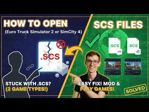 How to Open SCS Files (Euro Truck Simulator 2 or SimCity 4)