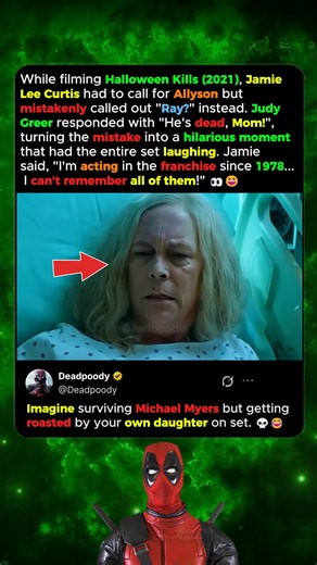 While filming Halloween Kills (2021), Jamie Lee Curtis wasn't ready