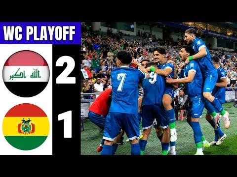 Iraq vs Bolivia 2-1 Highlights & All Goals | FIFA World Cup 2026 Playoffs Final