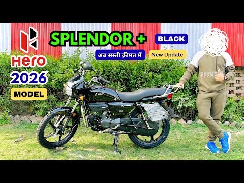 2026 New Hero Splendor Plus : Full Review Price, Mileage | splendor new model 2026 | Red Piston