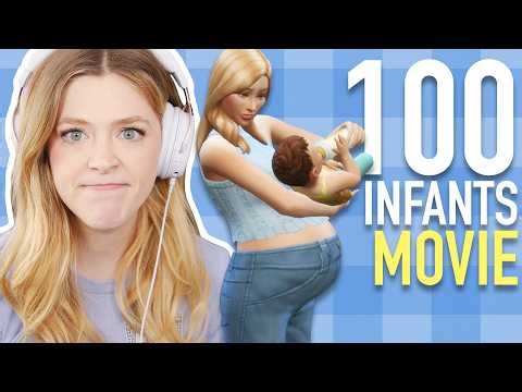 Can You Have 100 Babies In One Lifespan In The Sims 4? | 100 BABY CHALLENGE SPEEDRUN MOVIE