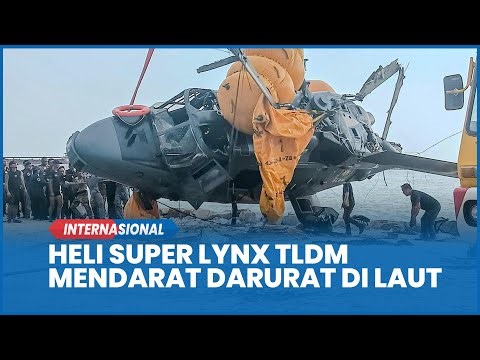 Heli Super Lynx TLDM Malaysia Mendarat Darurat di Laut, Kru Selamat Berkat Skill Pilot Heroik