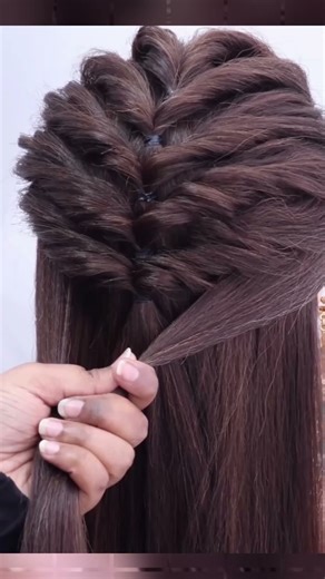 Easy Braid Hairstyle for Beginners. #trending #hairstyle #shorts