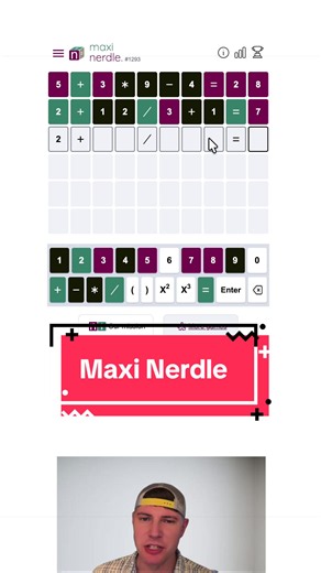 Maxi Nerdle Aug 4 #andymath #math #maths | math
