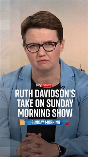 Ruth Davidson's take on Sunday Morning show
