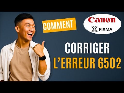 How to fix error 6502 on a Canon Pixma printer