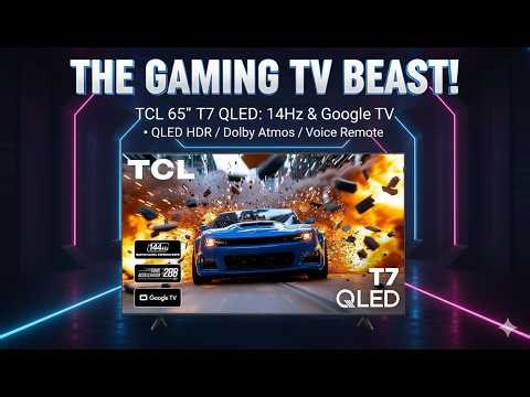 TCL 65″ T7 Series 4K QLED HDR TV Review — Best Big Screen Smart TV?