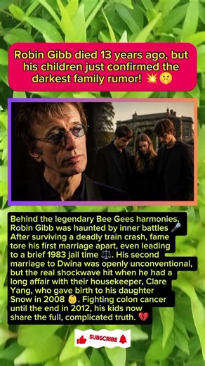 Robin Gibb’s Darkest SECRET: What His Children Finally CONFIRMED 13 Years Later!