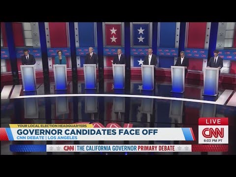 Governor candidates face off in CNN debate