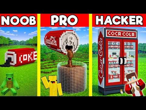 COLA House Build Battle In Minecraft - NOOB VS PRO CHALLENGE - Maizen Mizen Mazien Parody